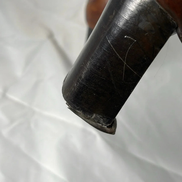 VINTAGE Y2K Spring Distressed Brown Leather Square Toe Over the Ankle Boots 36 - Picture 13 of 16